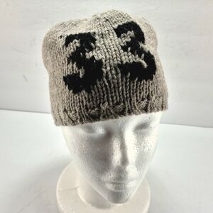Vintage Polk High #33 Knit Beanie Gray Married w/ Children Al Bundy Football Cap